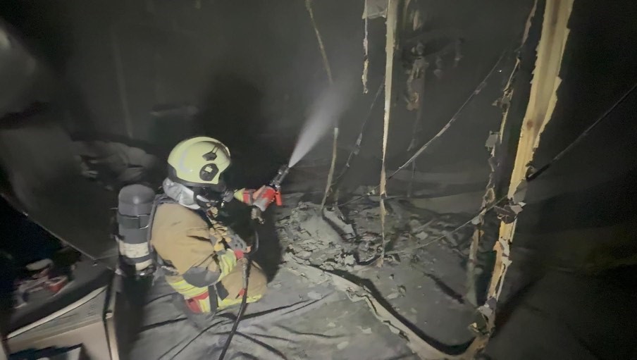 Antakya’da ev yangını
