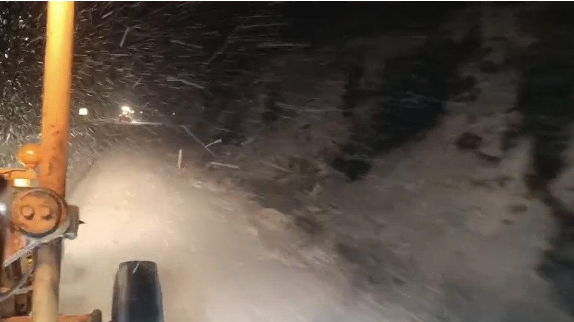 Antalya-Konya karayolunda kar yağışı başladı
