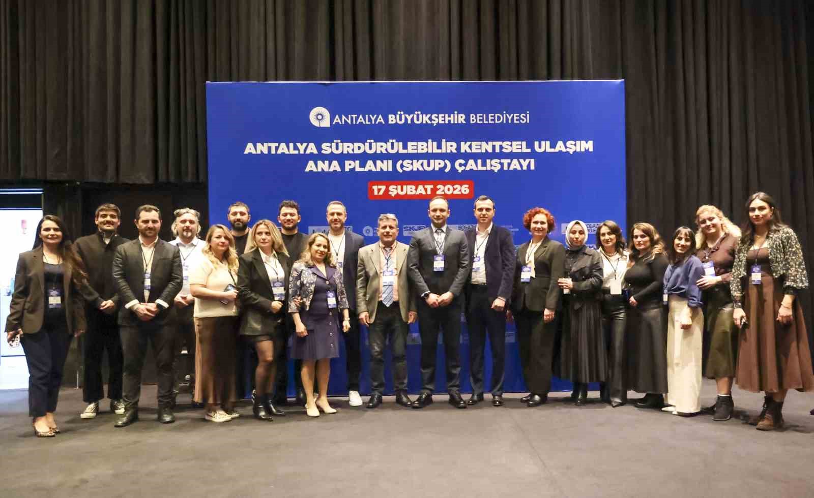 Antalya’da 2040 yılına yönelik ulaşım sistemi oluşturmak için çalıştay
