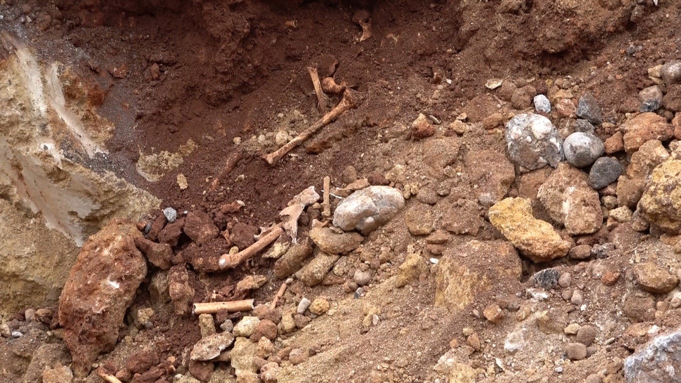 Antalya’da belediye kazısında kemik parçaları bulundu
