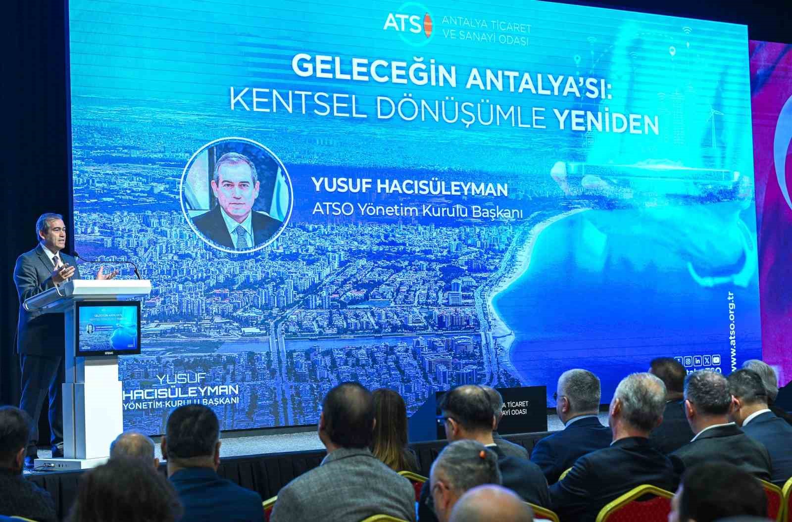 Antalya’da kentsel dönüşüm masaya yatırıldı
Antalya’da kentsel dönüşüm masaya yatırıldı
