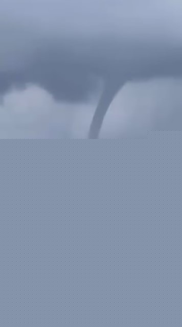 Antalya’da korkutan hortum karaya ulaşmadan kayboldu
