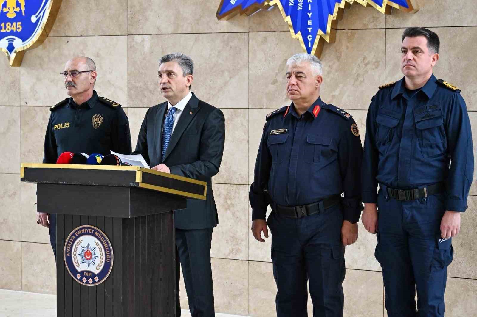 Antalya’da Mart ayı asayiş tablosu: 9 bin 996 asayiş olayının yüzde 99,8’i aydınlatıldı
