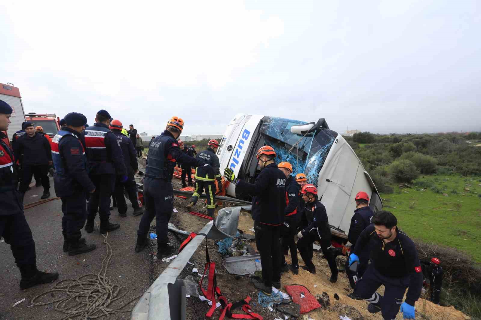 Antalya’da otobüs kazası: 8 ölü, 26 yaralı
