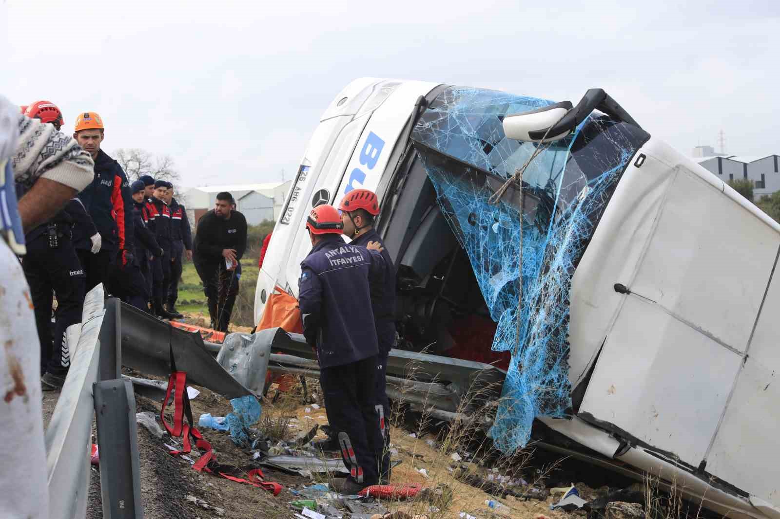 Antalya’da otobüs kazası: 8 ölü, 26 yaralı
