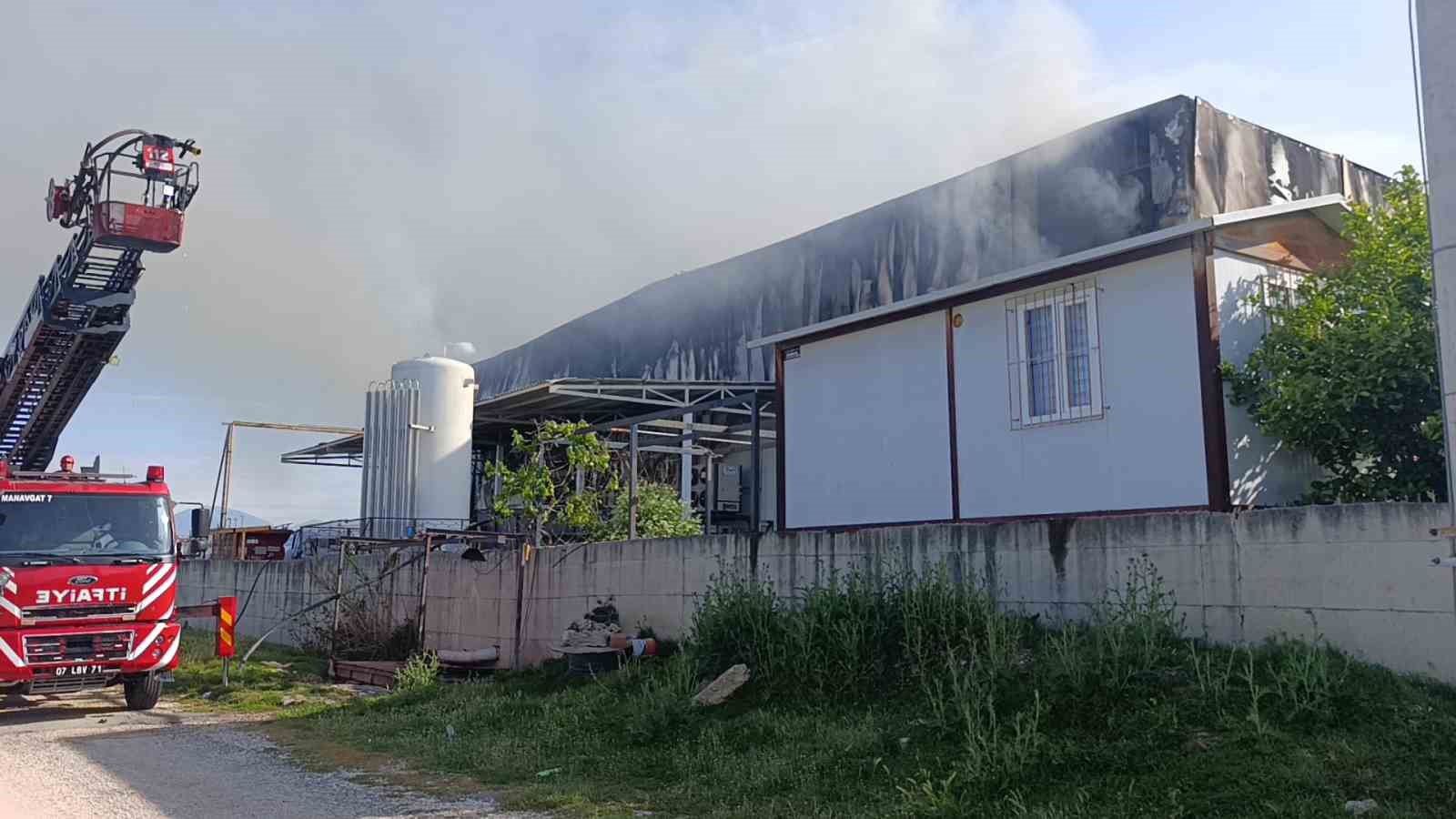 Antalya’da patates üretim tesisinde yangın
