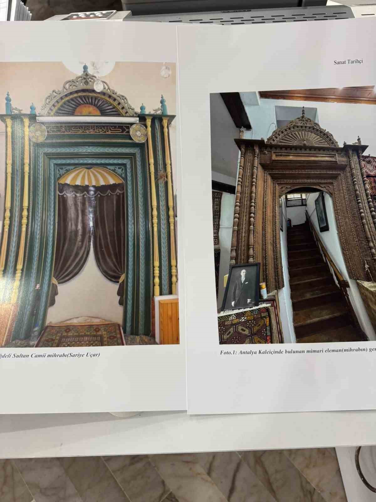 Antalya’daki halı dükkanında dekor olarak kullanılan tarihi mihrap Konya’ya dönüyor
Antalya’daki halı dükkanında dekor olarak kullanılan tarihi mihrap Konya’ya dönüyor