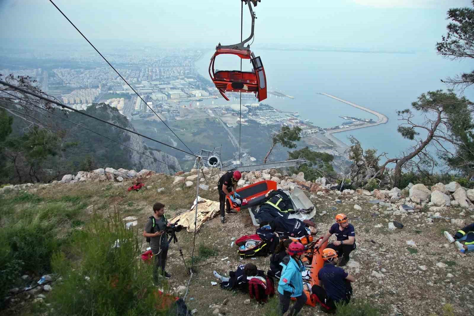 Antalya’daki teleferik kazası davası ek bilirkişi raporunda 5 sanık için birinci derece sorumluluk tespiti
