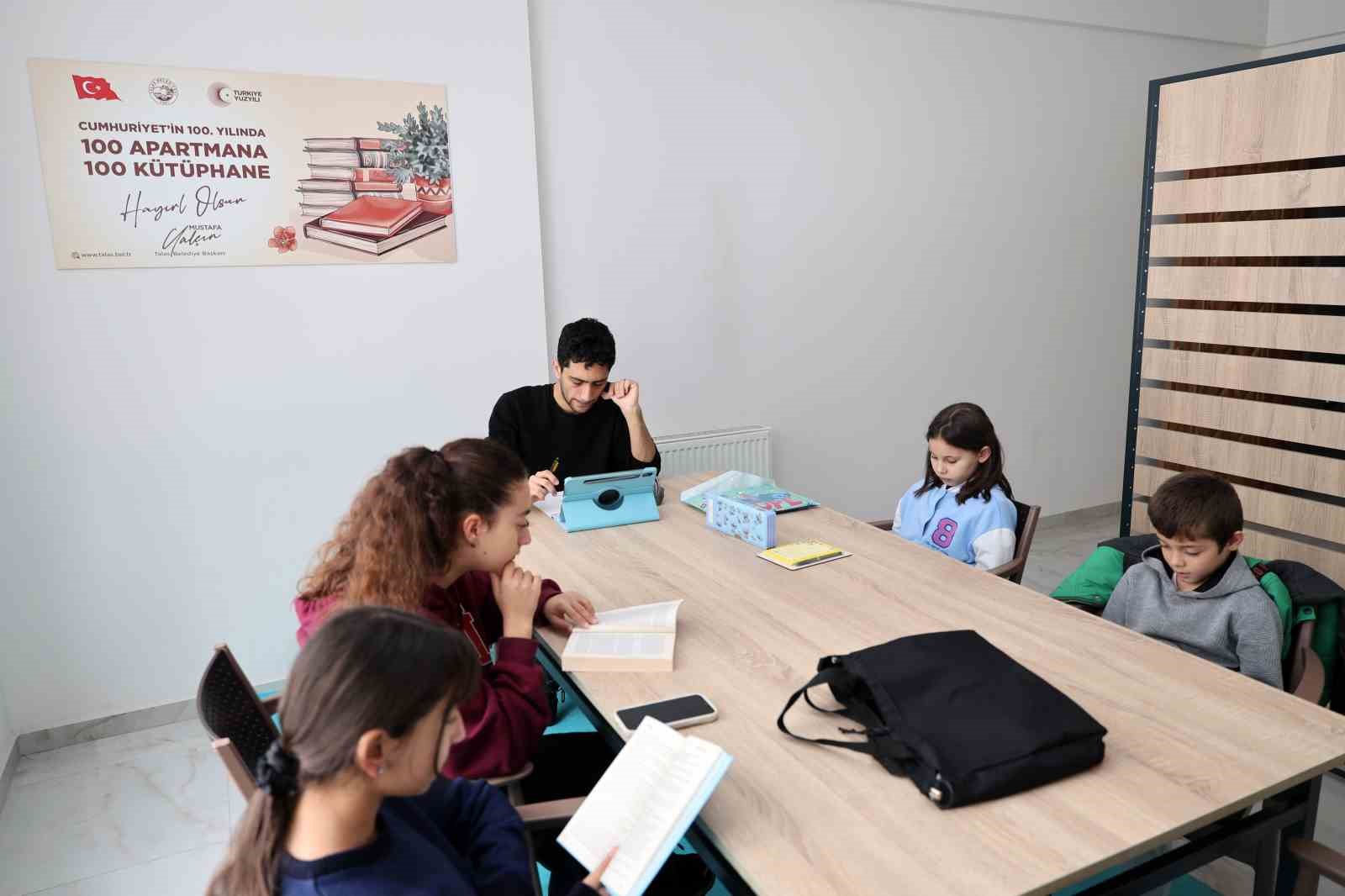 Apartman kütüphaneleri öğrencilerin adresi
