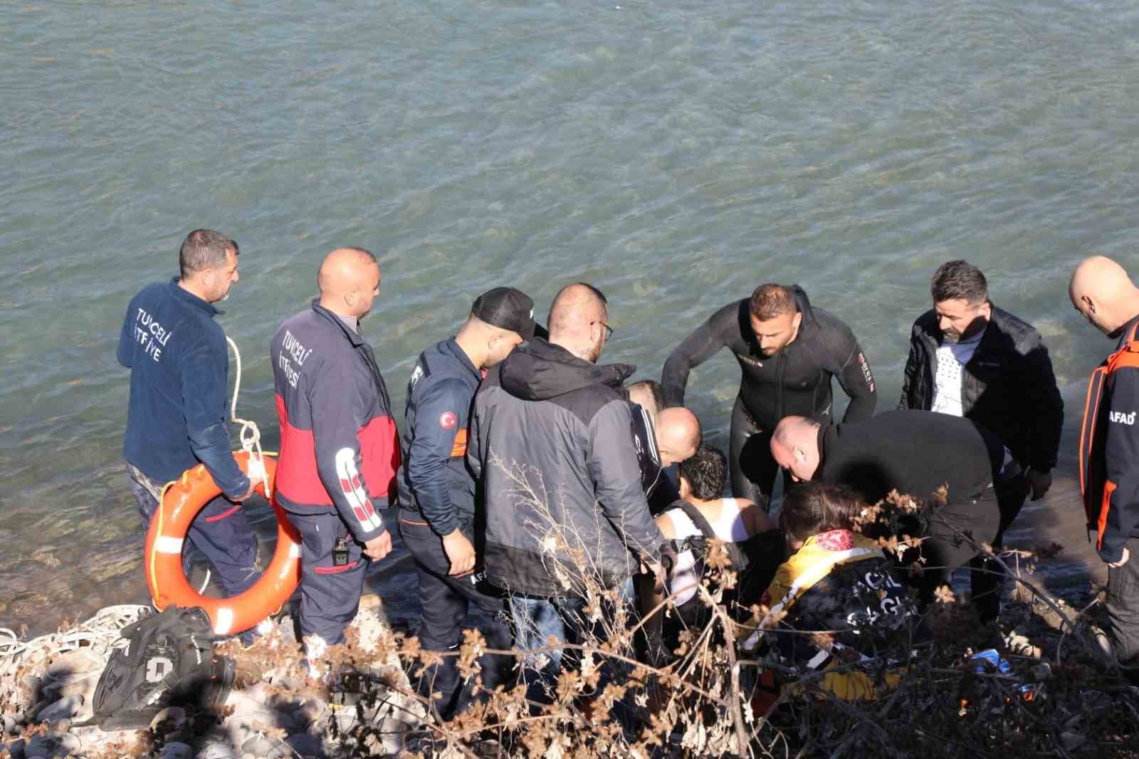 Araç baraj gölüne uçtu: 1 yaralı
