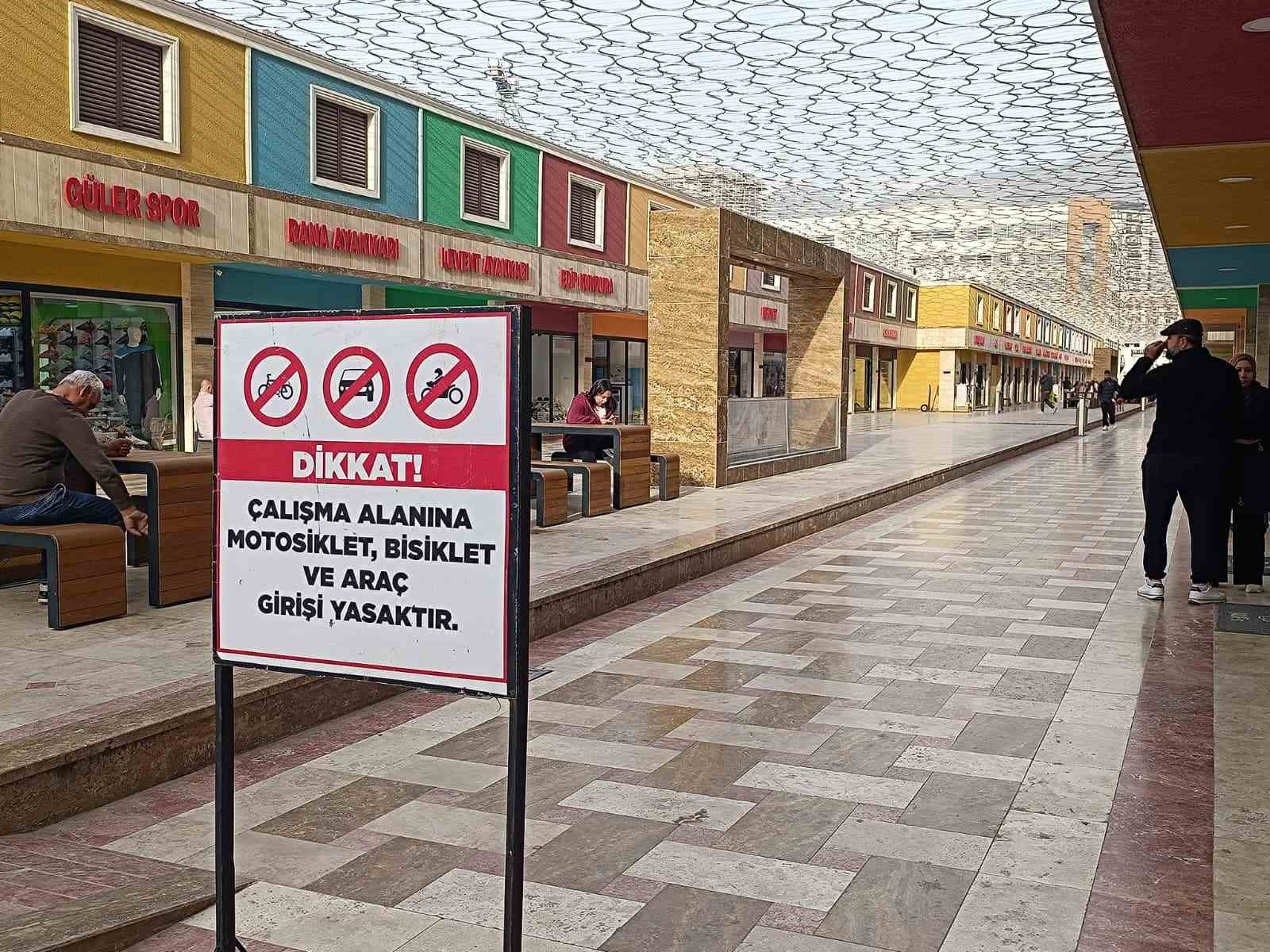 Araç trafiğine kapalı çarşıda çekilen 7 saniyelik video 30 bin TL’ye patladı
