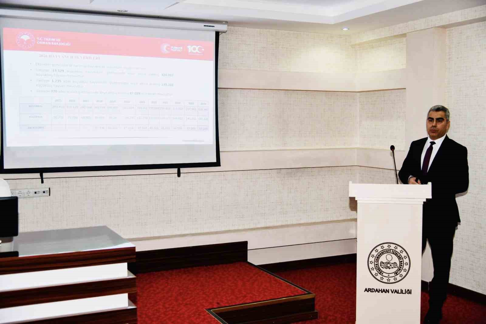 Ardahan’da hayvan hastalıkları ile mücadele toplantısı yapıldı
