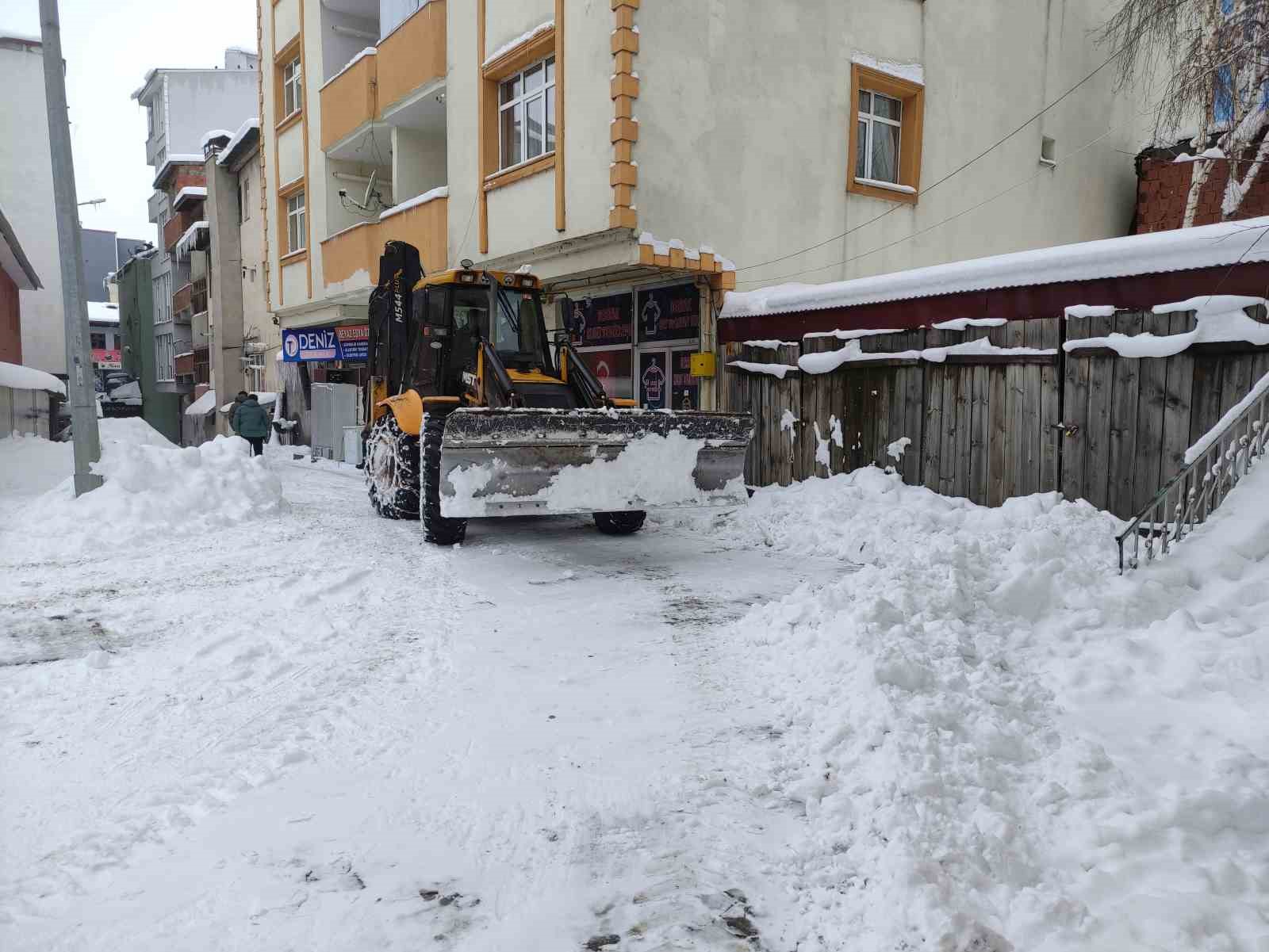 Ardahan’da nisan ayında kar sürprizi
