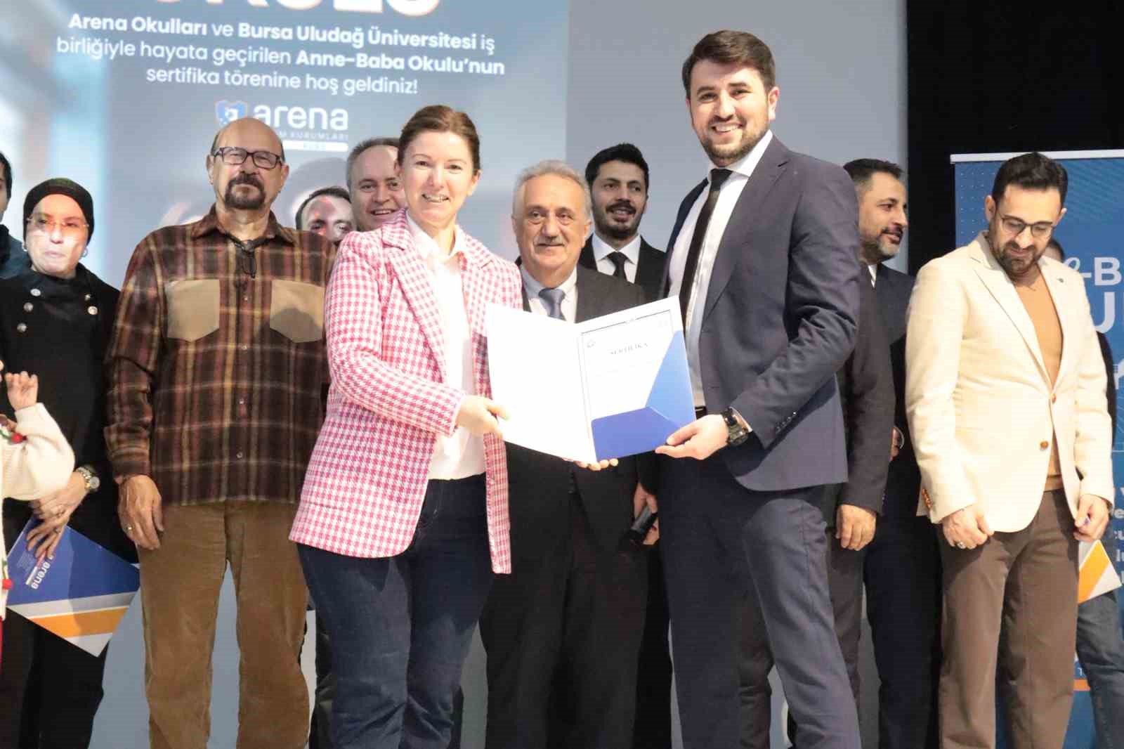 Arena Anne-Baba Okulu’nda sertifika heyecanı
Arena Anne-Baba Okulu’nda sertifika heyecanı