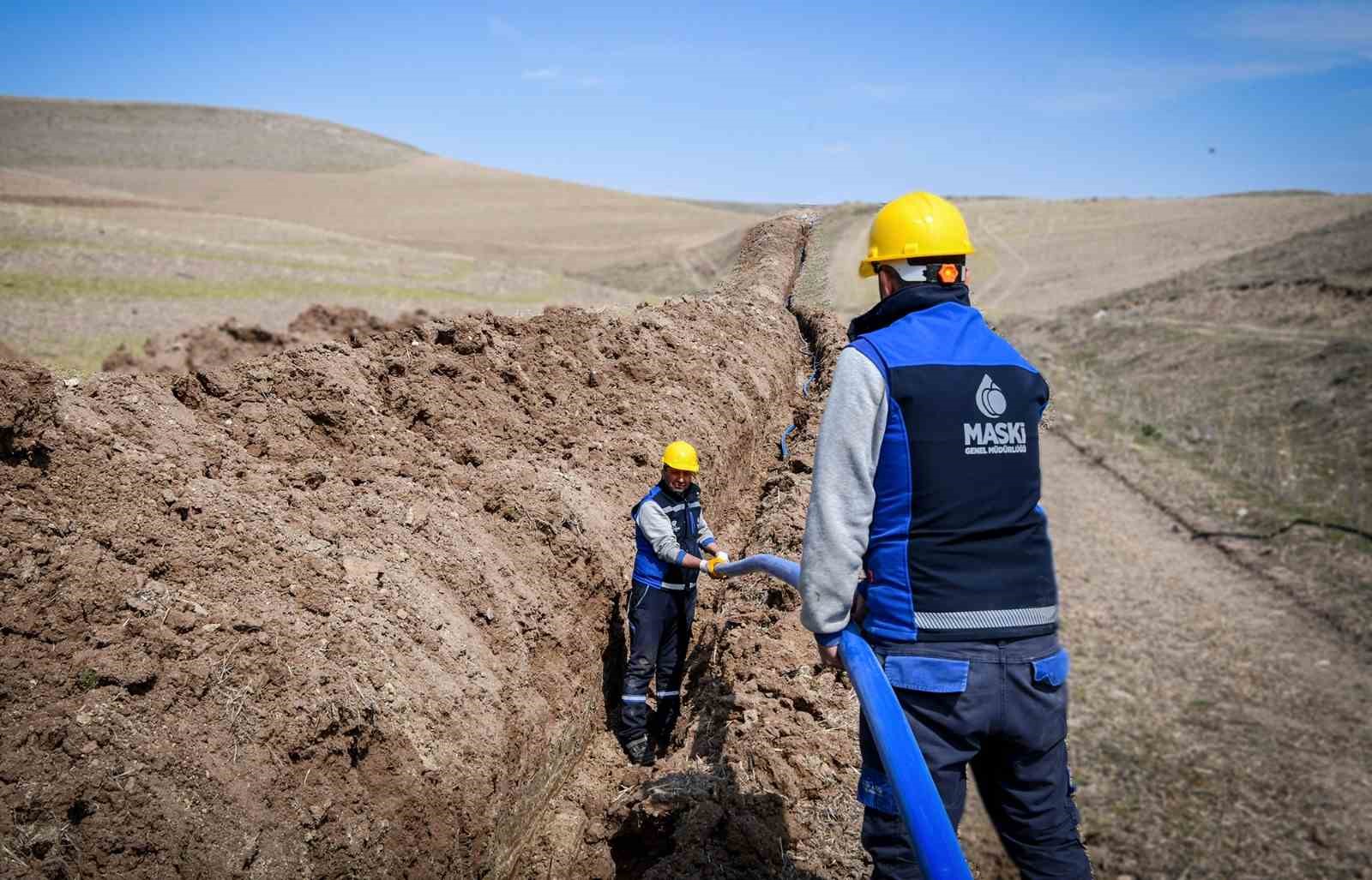 Arguvan Gümüşlü’ye bin 500 metrelik içme suyu hattı
