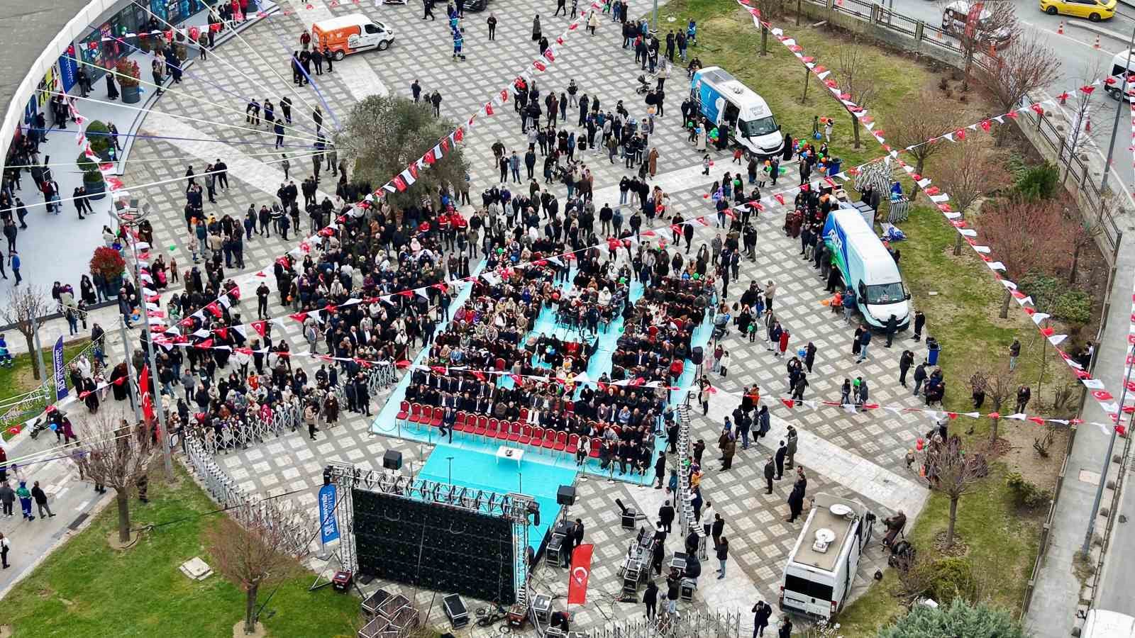 Arnavutköy’de 3 yeni eser hizmete açıldı, yaşam merkezinin temeli atıldı
