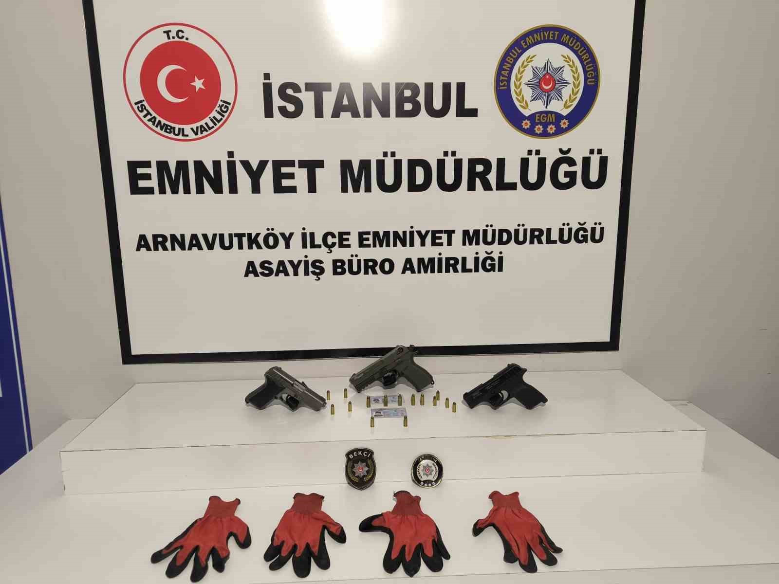 Arnavutköy’de bekçilerden operasyon: İşletmeyi kurşunlama girişimi engellendi
