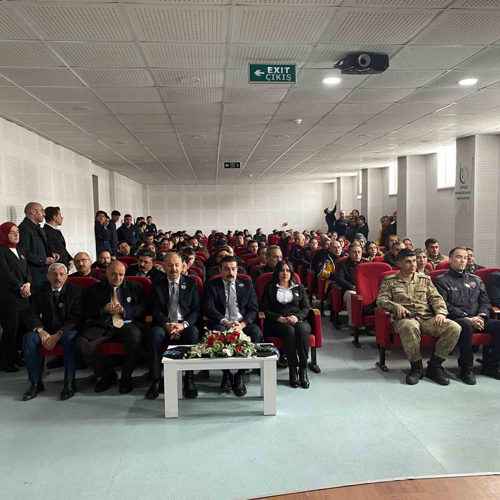 Arpaçay’da İstiklal Marşı’nın kabulünün 105. yıl dönümü programı
