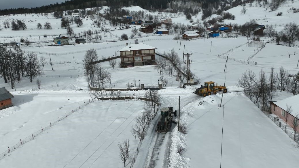 Artvin Orman Bölge Müdürlüğü’nden karla mücadeleye destek
