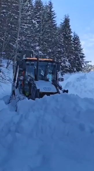 Artvin’de kar nedeniyle 130 köy yolunda ulaşım sağlanamıyor
