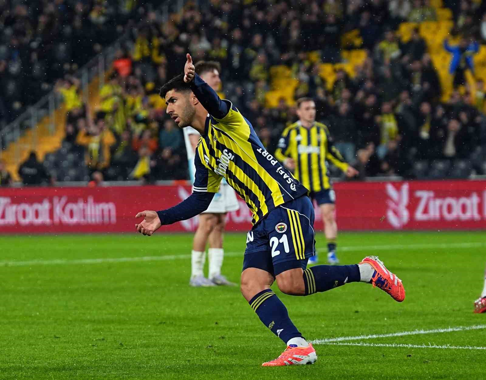 Asensio, Fenerbahçe’de 11. golünü attı
