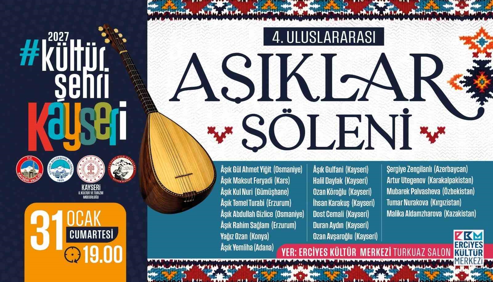 Aşıklar Şöleni kulakların pasını silecek
Aşıklar Şöleni kulakların pasını silecek
