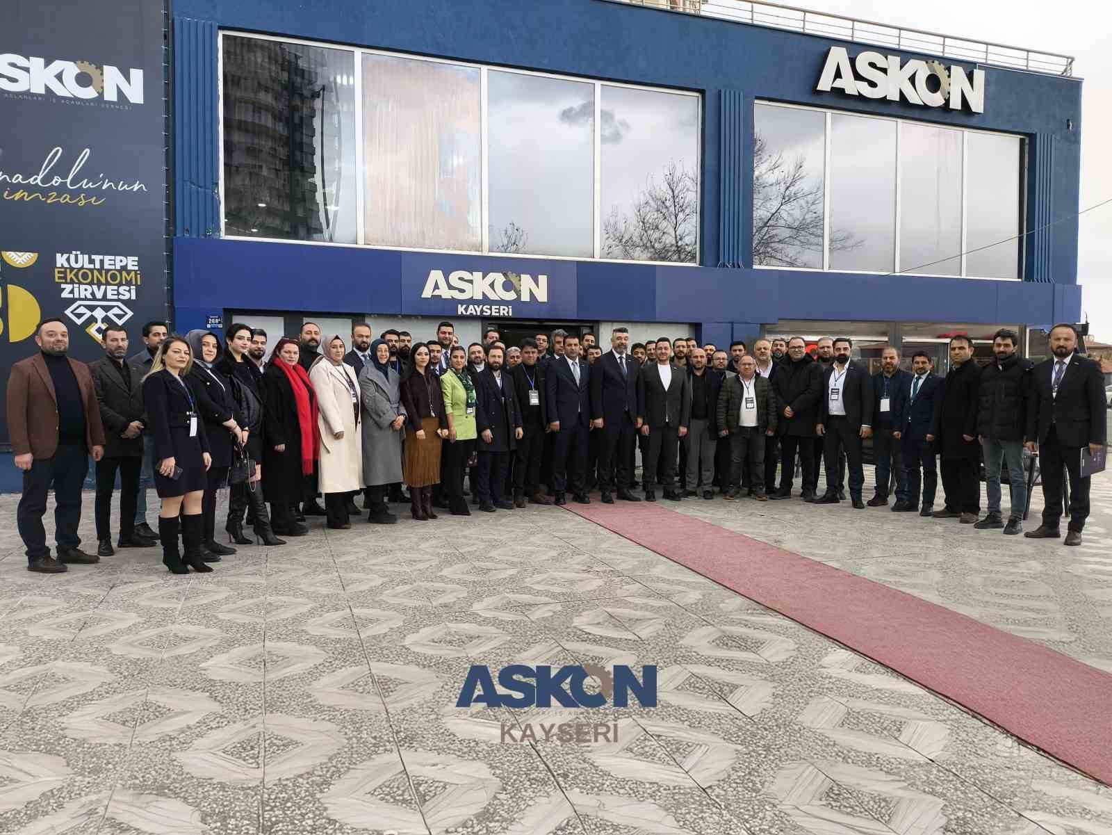 ASKON Kayseri Şubesi Başkanı İlker Barlı güven tazeledi

