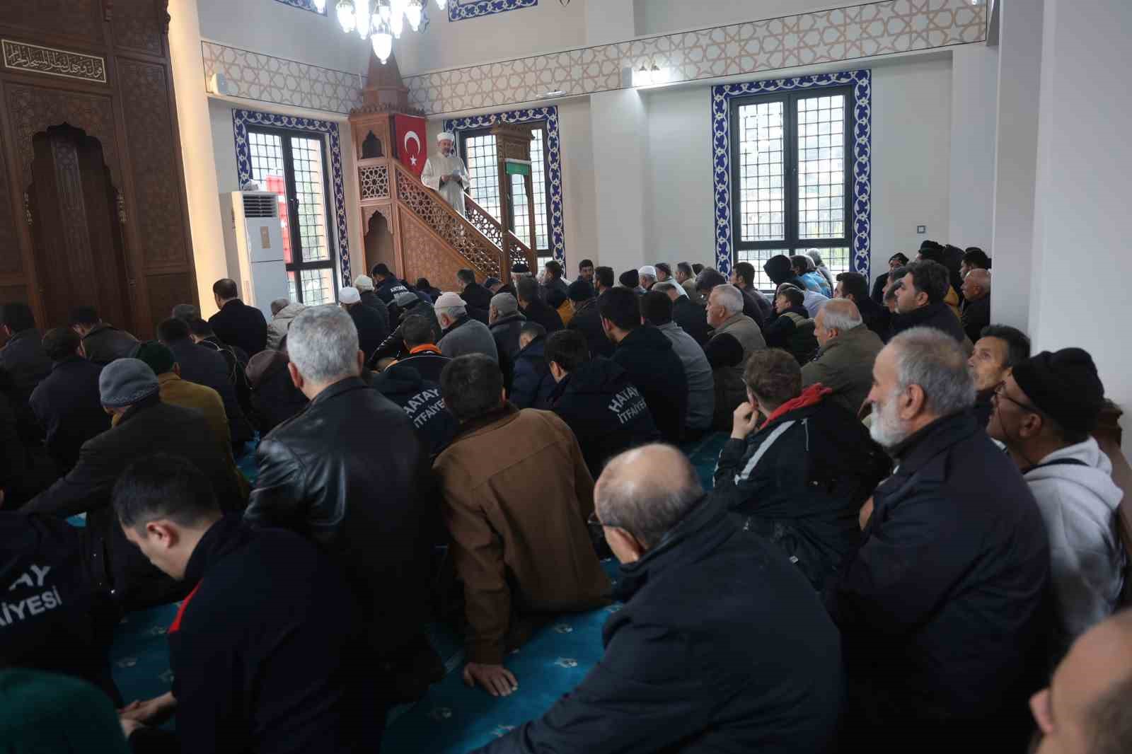 Asrın felaketinin ardından Hatay’da 119’uncu cami ibadete açıldı
