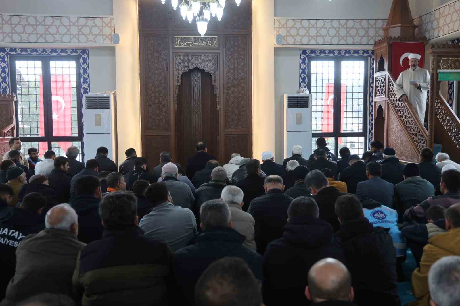 Asrın felaketinin ardından Hatay’da 119’uncu cami ibadete açıldı
