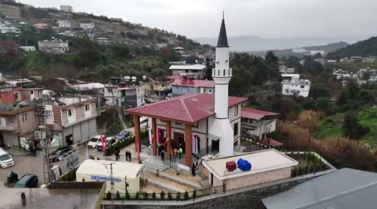 Asrın felaketinin ardından Hatay’da 119’uncu cami ibadete açıldı
