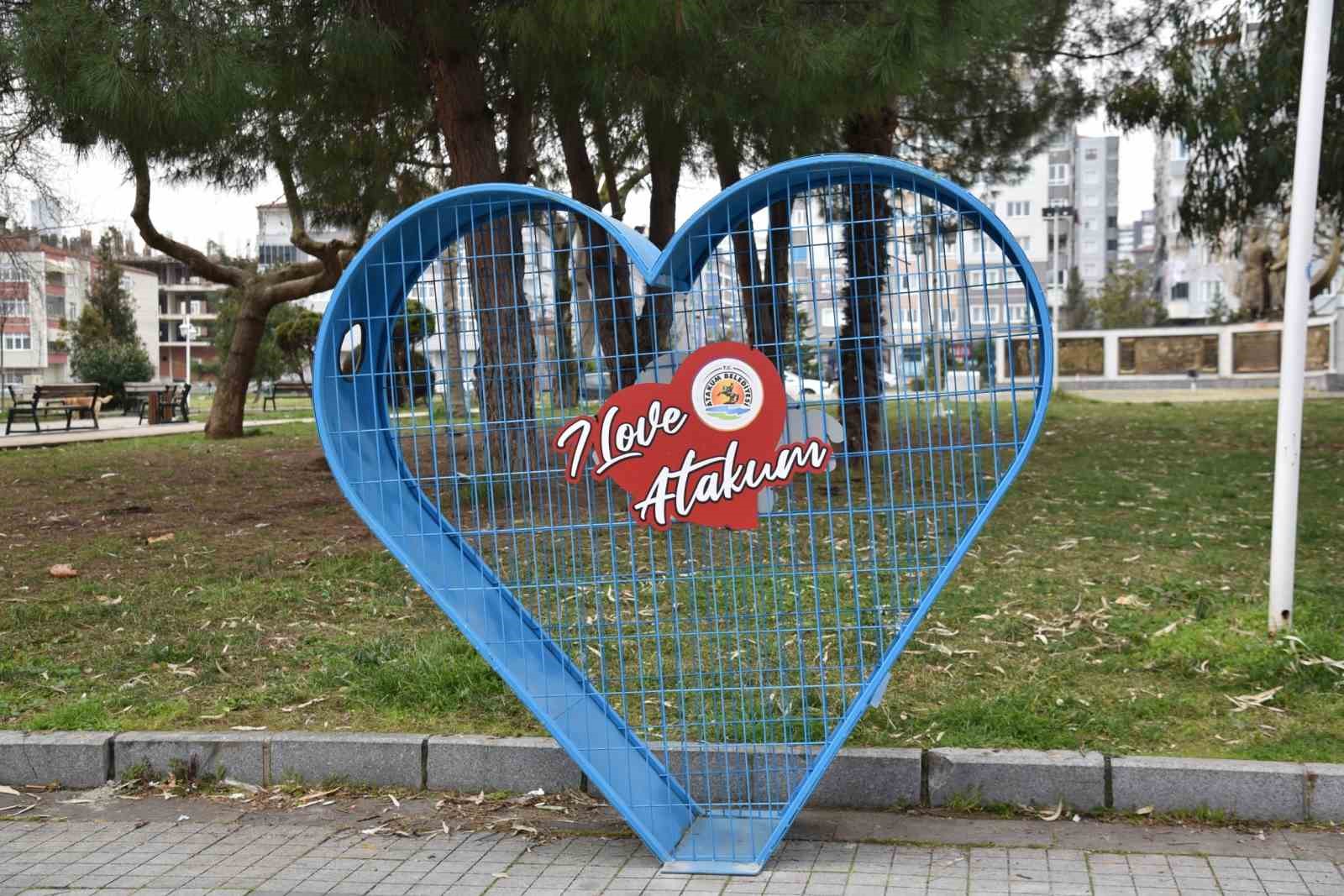 Atakum’a doğa dostu geri dönüşüm kutuları
