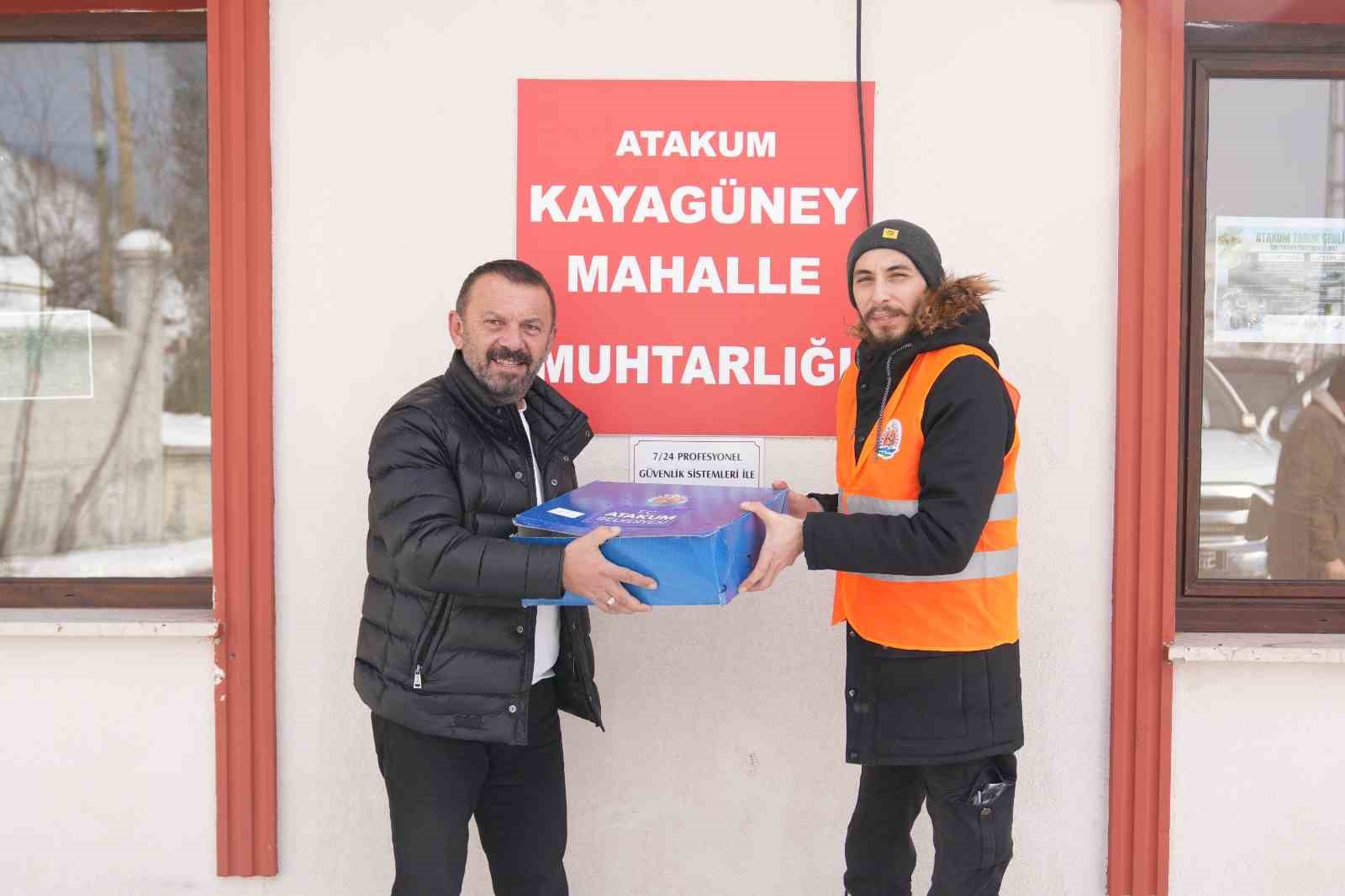 Atakum’da kandil simidi ikramı
