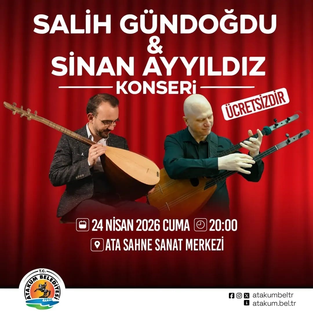 Atakum’da türkü şöleni
Atakum’da türkü şöleni