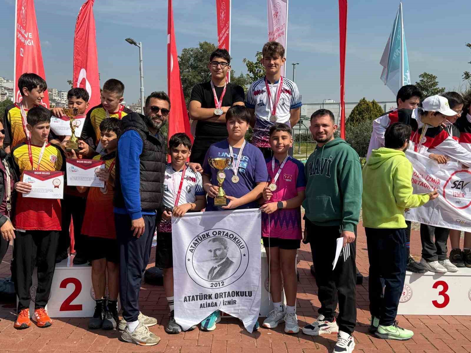 Atatürk Ortaokulu öğrencilerinden oryantiringde büyük başarı
