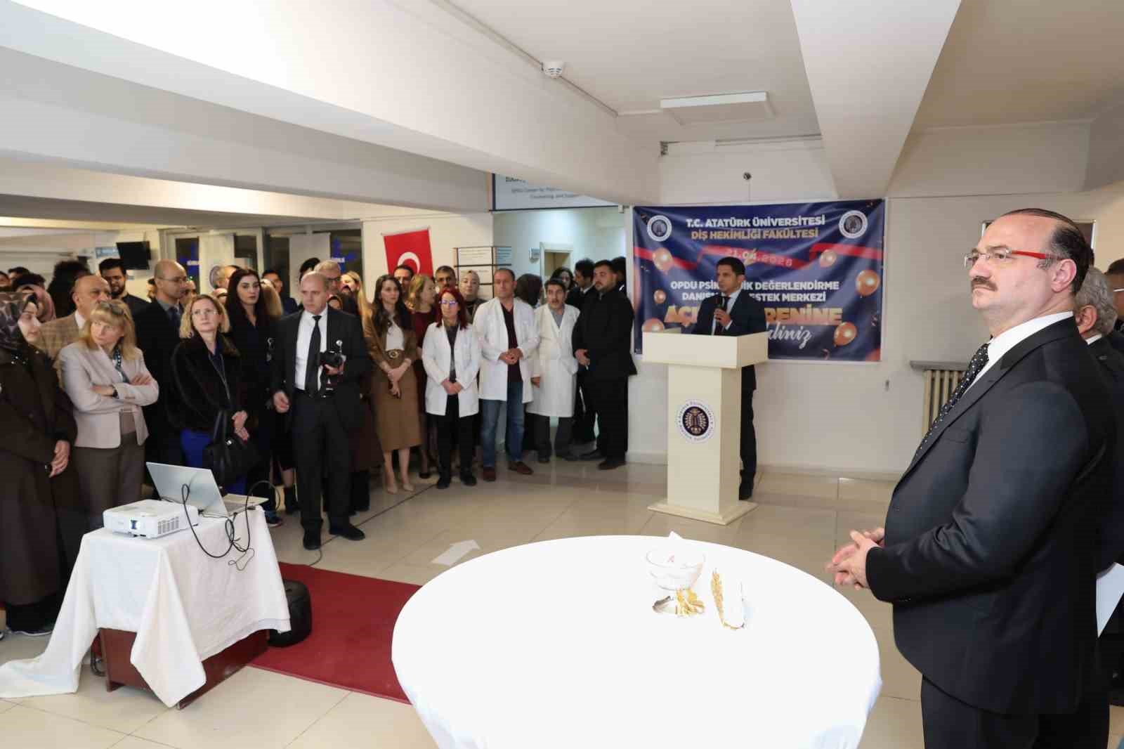 Atatürk Üniversitesi Diş Hekimliği Fakültesinde OPDU Kliniği ve Acil Tıbbi Müdahale Odası hizmete girdi
