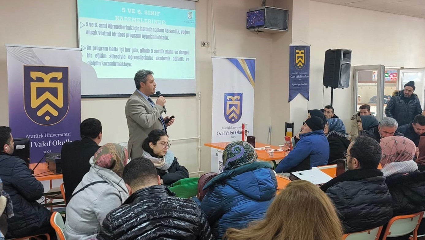 Atatürk Üniversitesi Özel Vakıf Okulları bursluluk sınavı, yoğun katılımla gerçekleşti
Atatürk Üniversitesi Özel Vakıf Okulları bursluluk sınavı, yoğun katılımla gerçekleşti