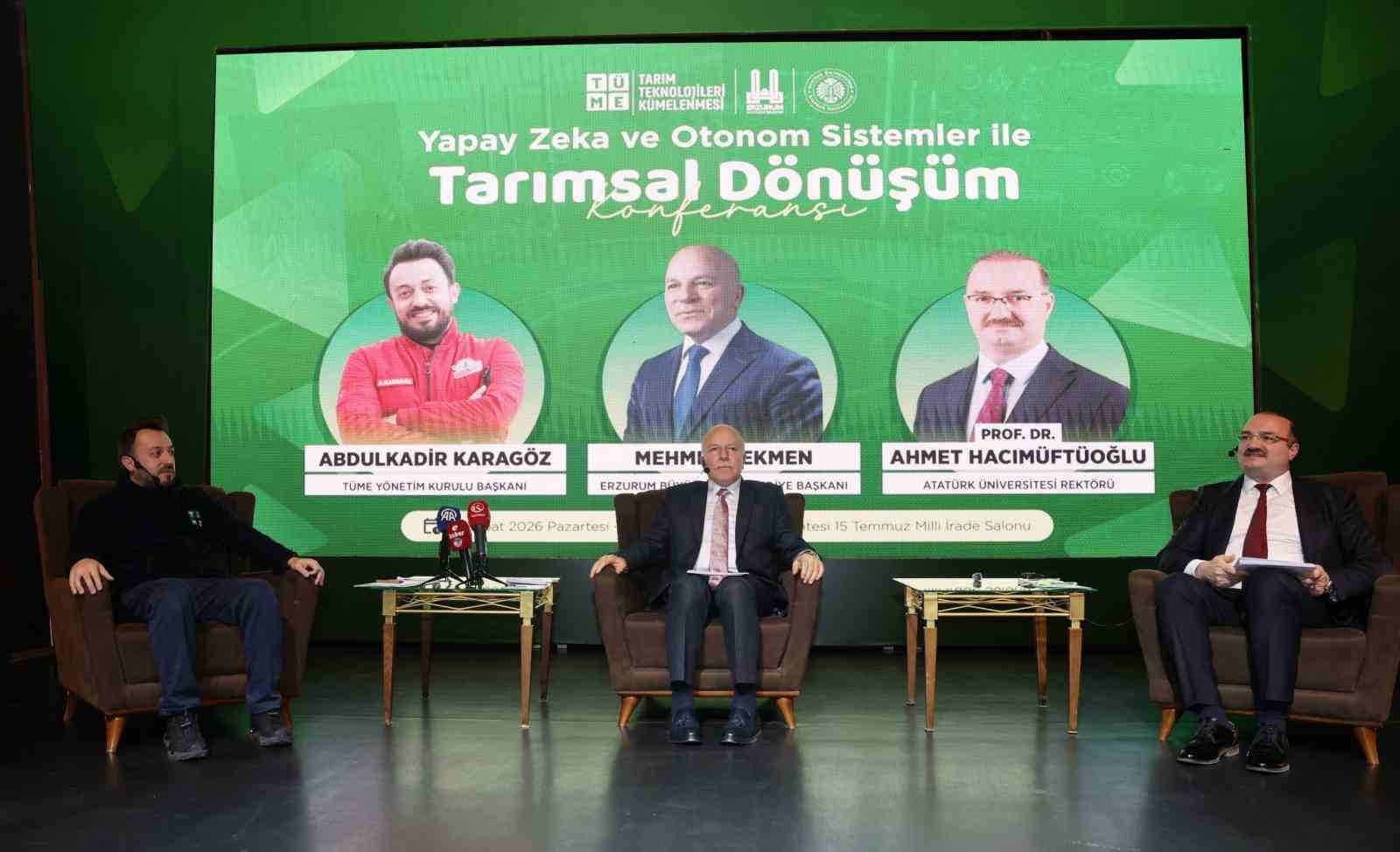 Atatürk Üniversitesi ve TÜME’den dev iş birliği: Tarımda akıllı dönüşüm
