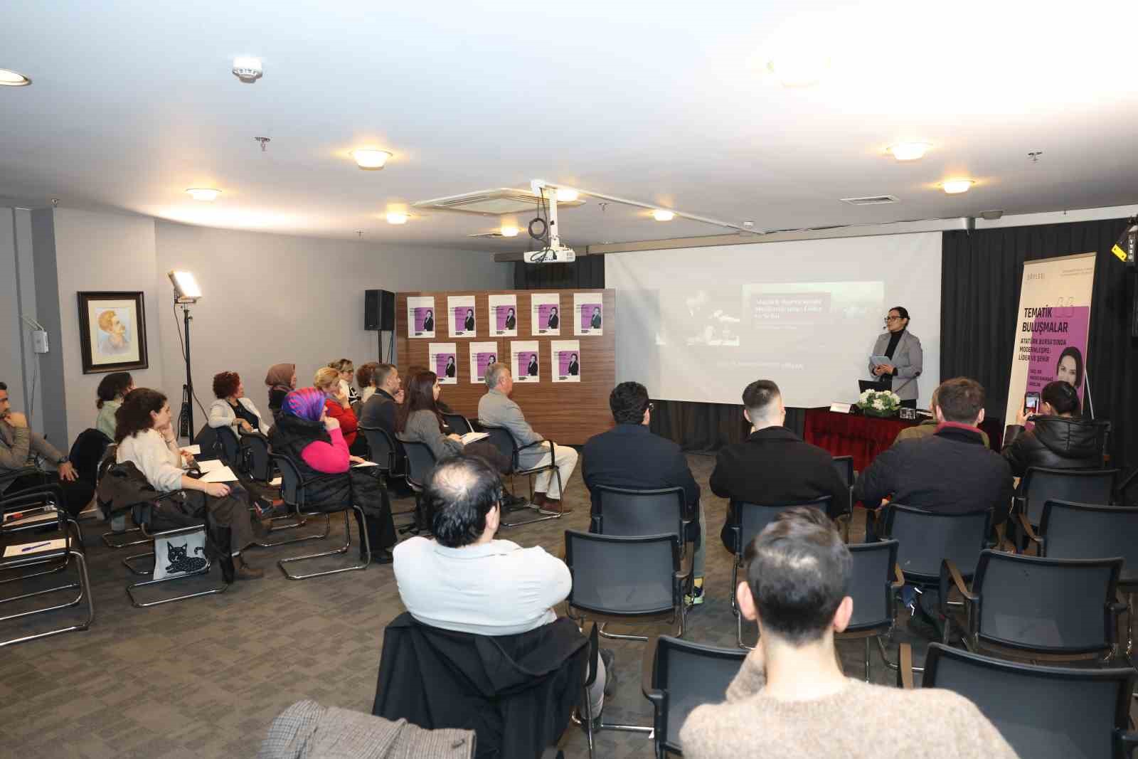 Atatürk ve Cumhuriyet’in Bursa’daki izleri Nilüfer’de konuşuldu
