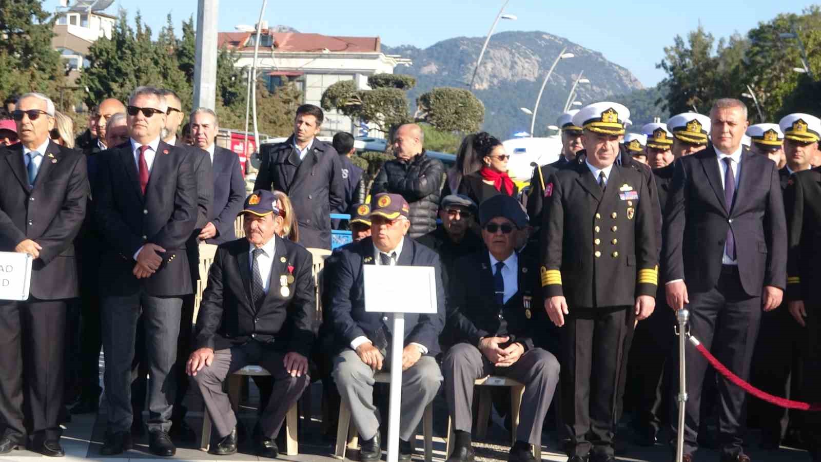 Atatürk’ün Marmaris’e gelişinin 91. yıl dönümü törenlerle anıldı
