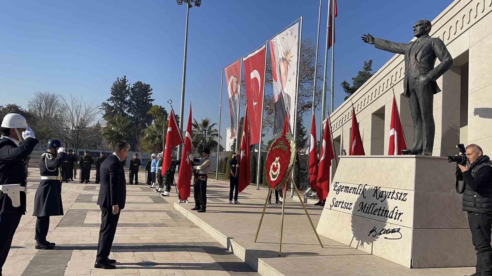 Atatürk’ün Osmaniye’ye gelişinin 101’inci yıl dönümü kutlandı
