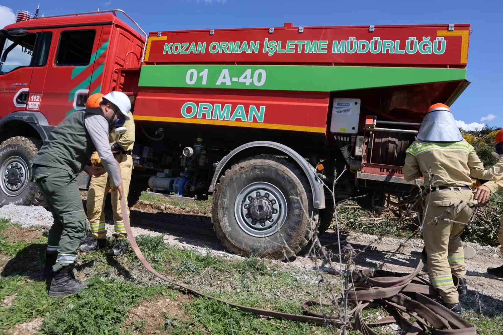 Ateş savaşçılarının TOY’u nefes kesti
