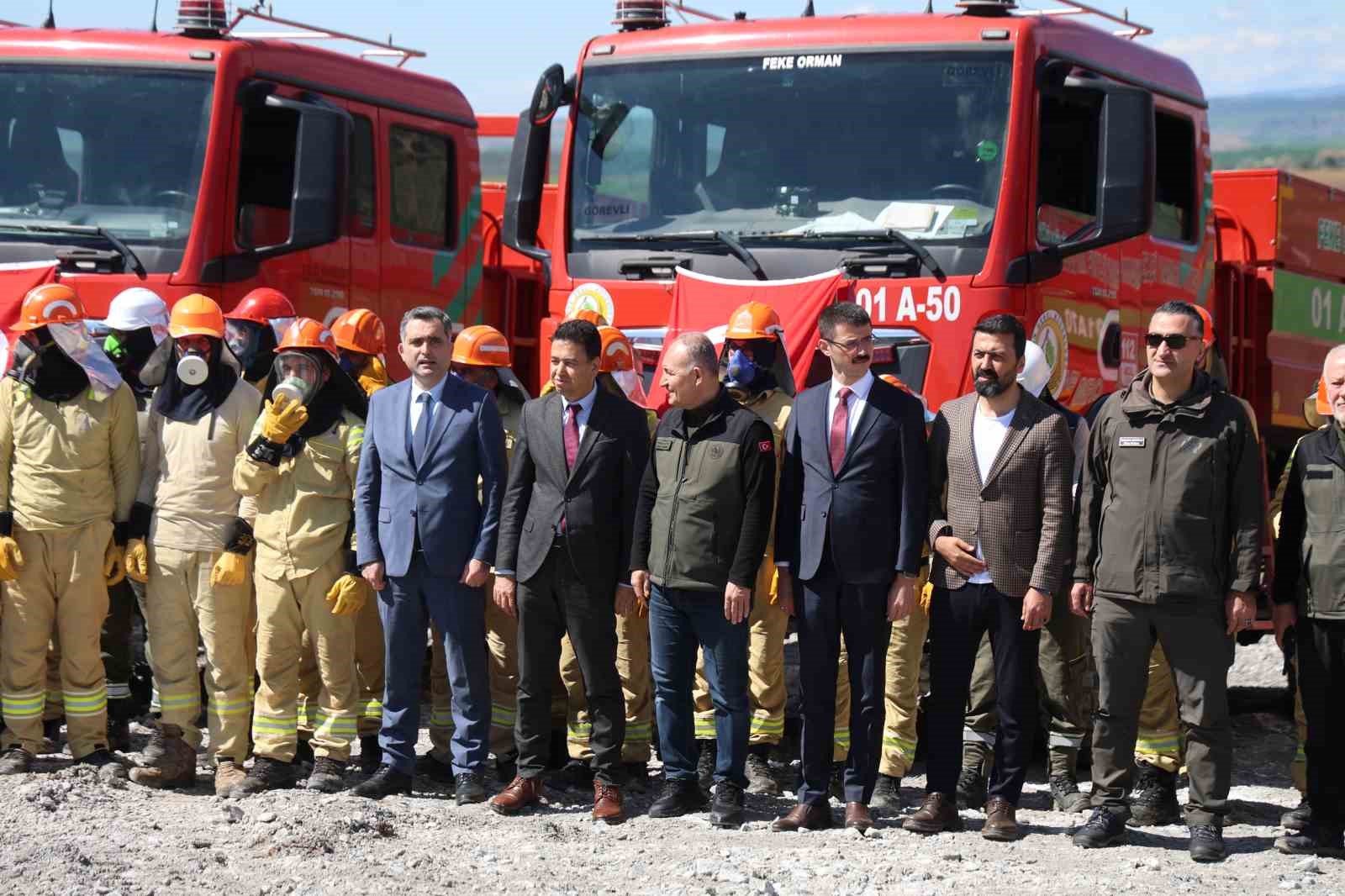 Ateş savaşçılarının TOY’u nefes kesti
