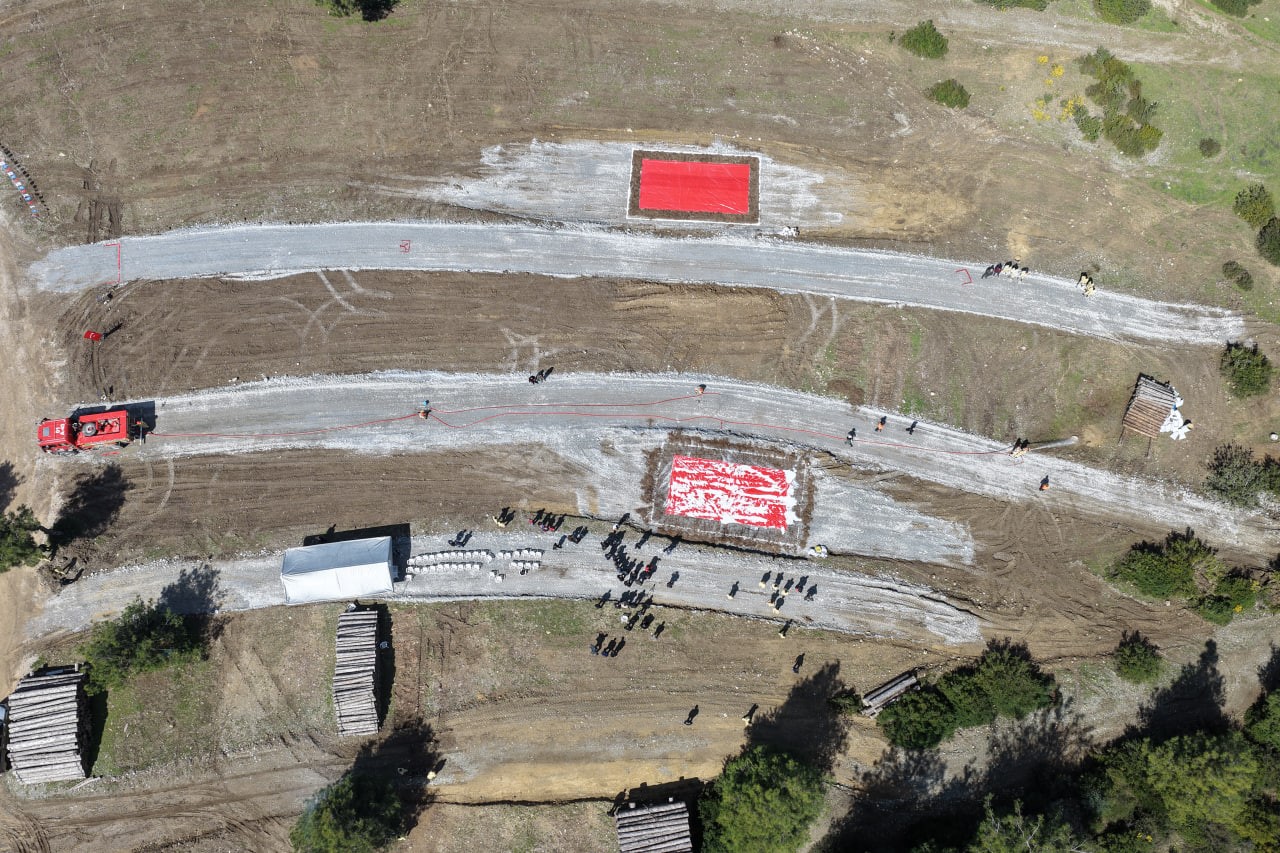 Ateş savaşçılarının TOY’u nefes kesti
