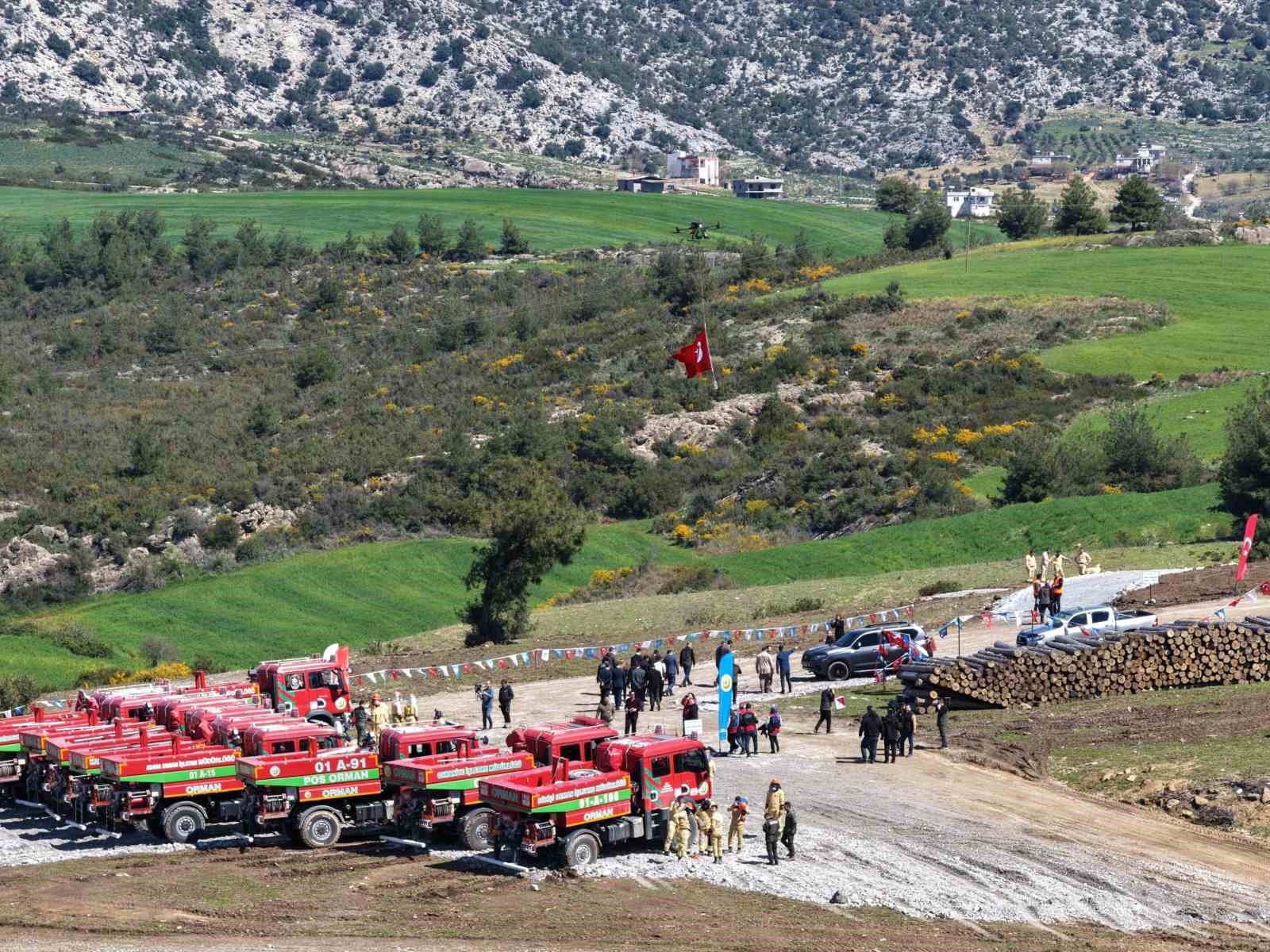 Ateş savaşçılarının TOY’u nefes kesti
