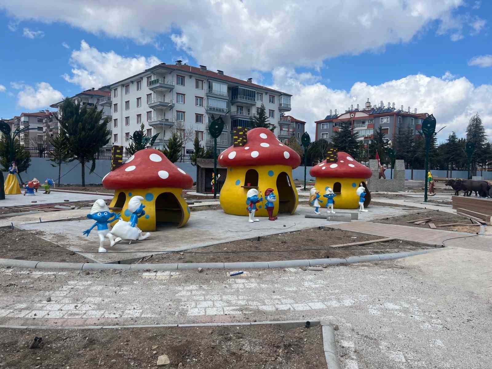 Atıl alandan masal dünyasına Tomurcuk Masal Parkı
