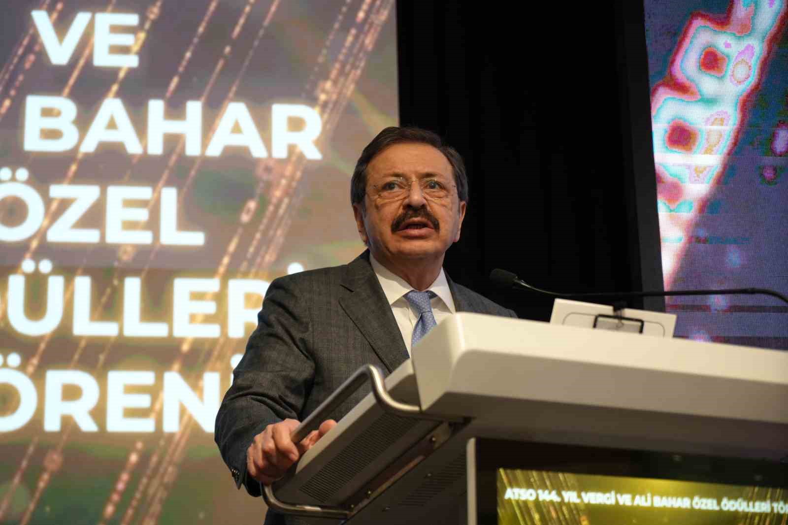 ATSO’nun 144. yılında ekonomi ve Antalya uyarısı: "Deniz trafiğimizi arttırarak, karayolu sıkışıklığımızı bir şekilde azaltalım"
