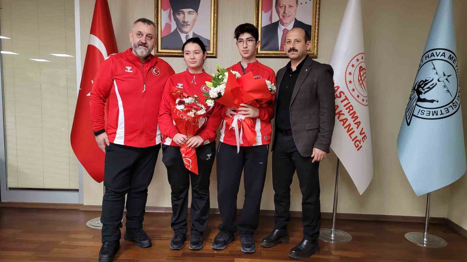 Avrupa Şampiyonu Samsun’da coşkuyla karşılandı
