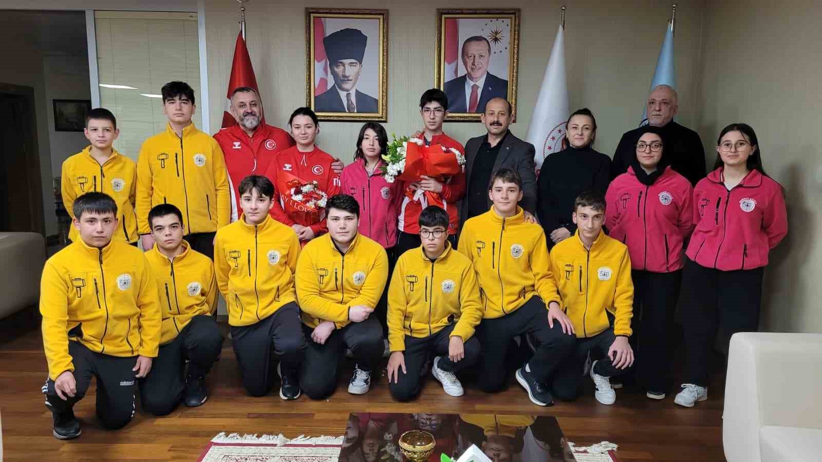 Avrupa Şampiyonu Samsun’da coşkuyla karşılandı
