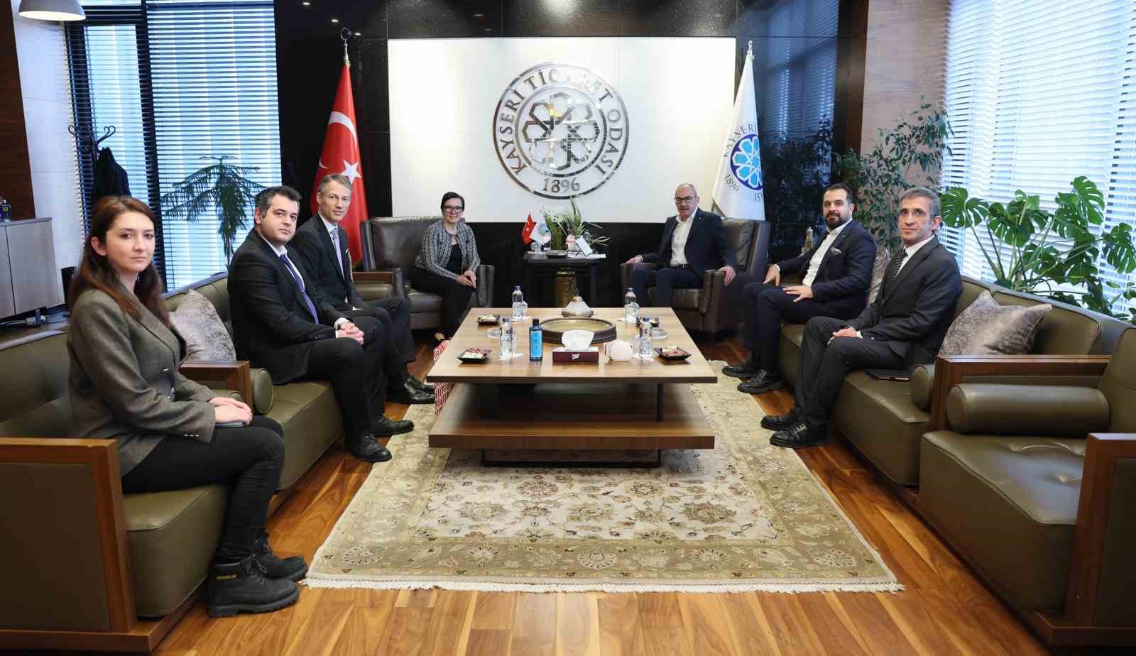 Avusturya’nın Ankara Büyükelçisi ile Ticaret Müşavirinden KTO’ya ziyaret
