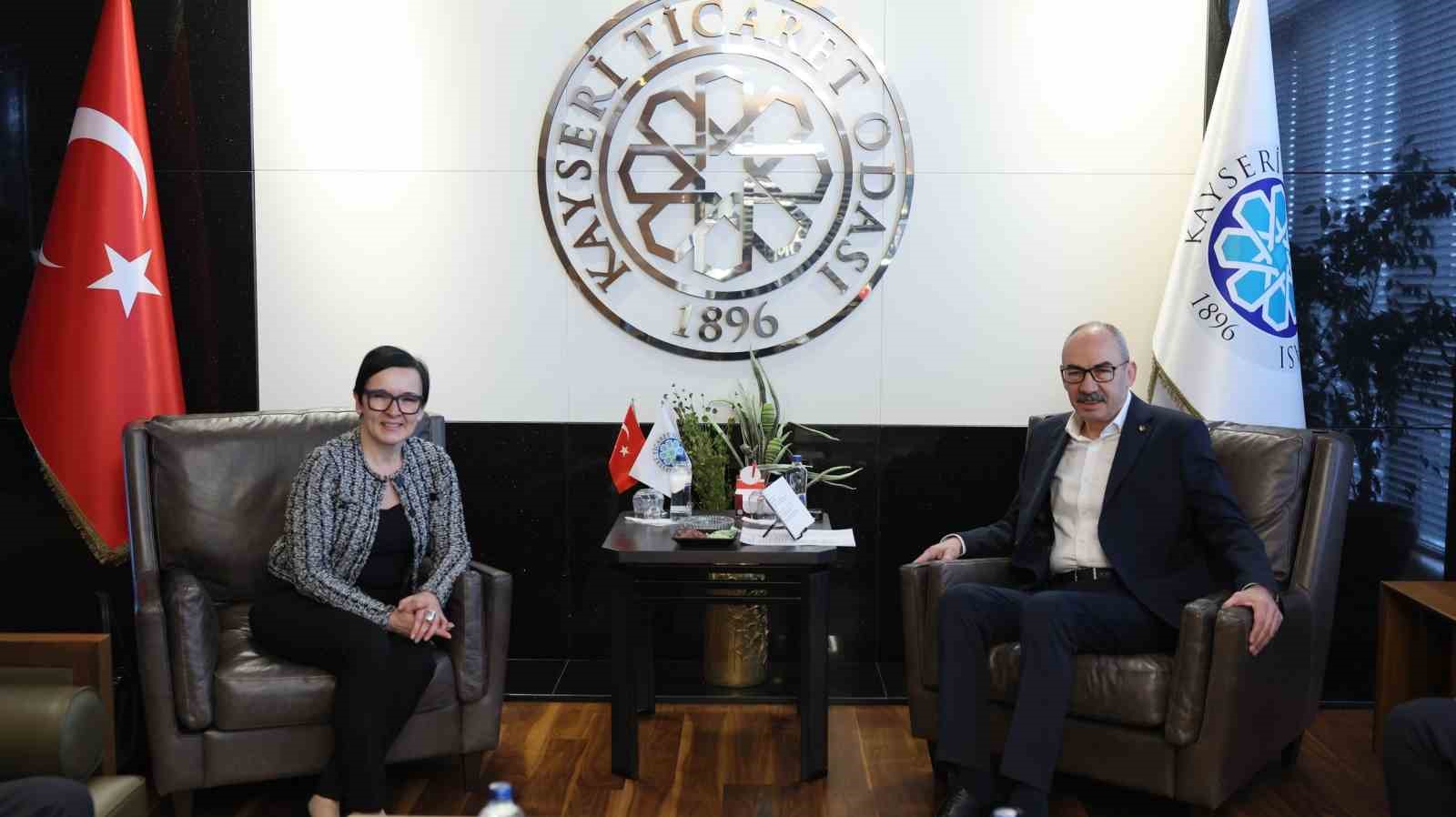 Avusturya’nın Ankara Büyükelçisi ile Ticaret Müşavirinden KTO’ya ziyaret
